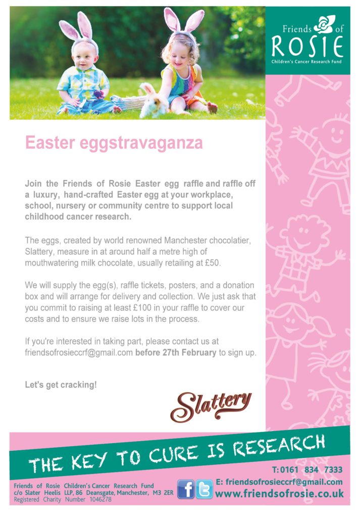Friends of Rosie Easter egg fundraiser details