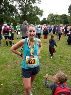 Natalie runs in memory of Gracie